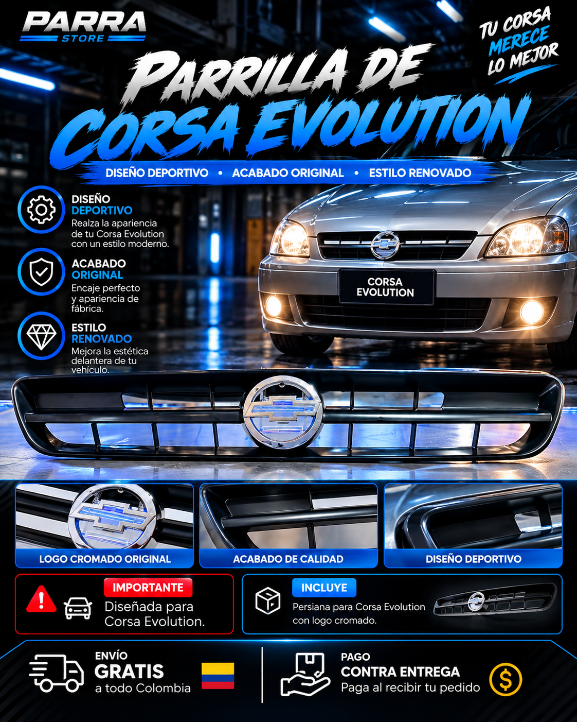 PERSIANA DE CORSA EVOLUTION