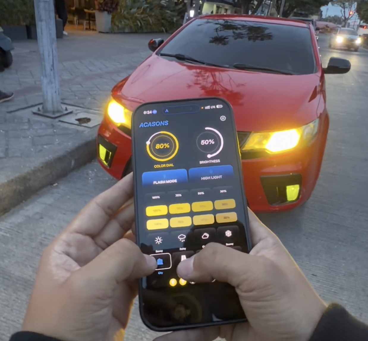 LUCES LED CON IA PARA TU CARRO
