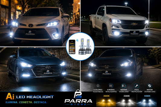 LUCES LED CON IA PARA TU CARRO