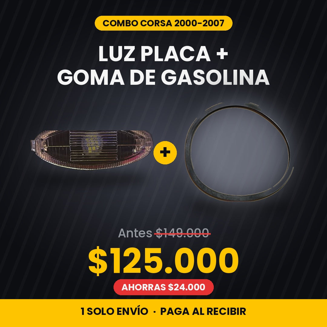 LUZ PLACA CORSA