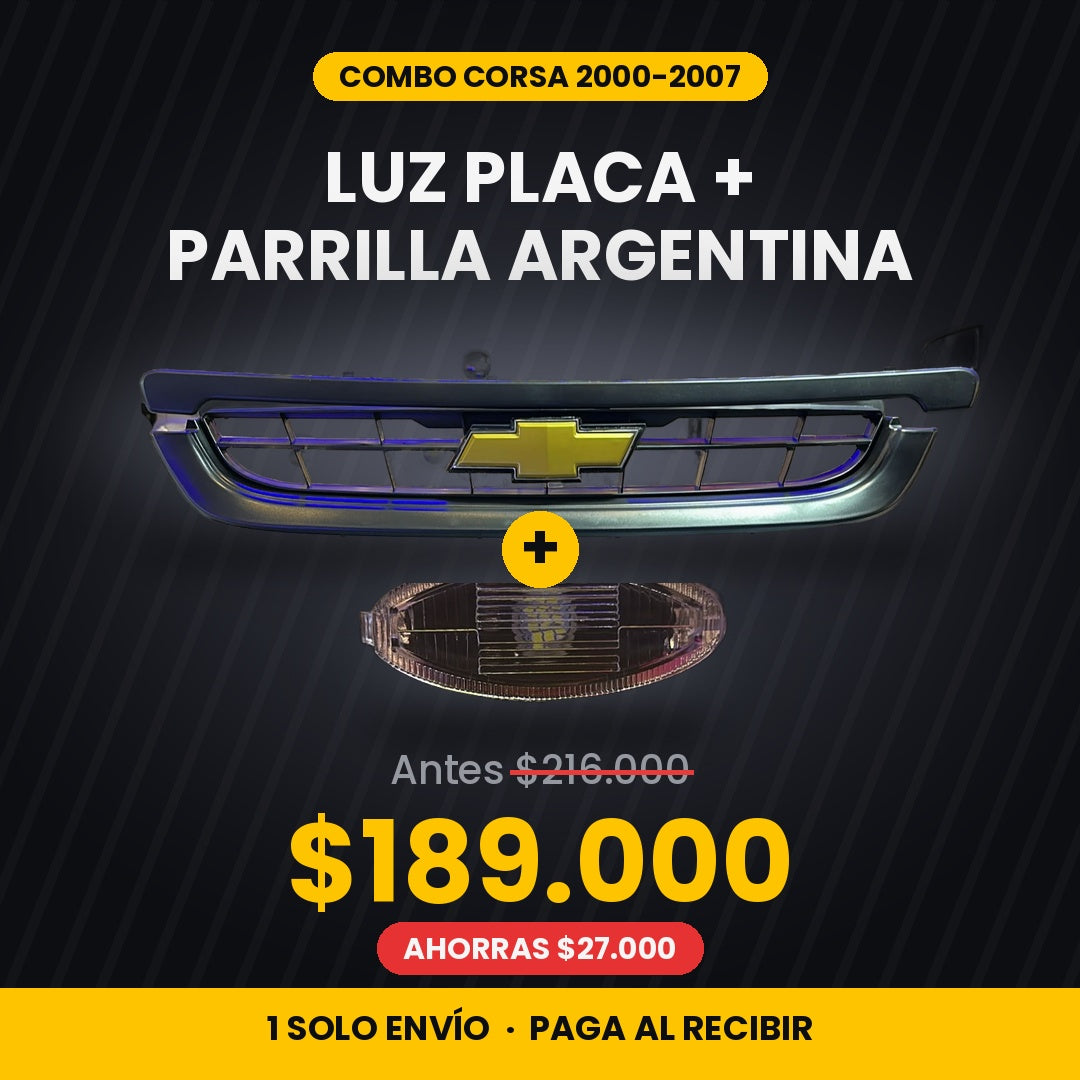 LUZ PLACA CORSA