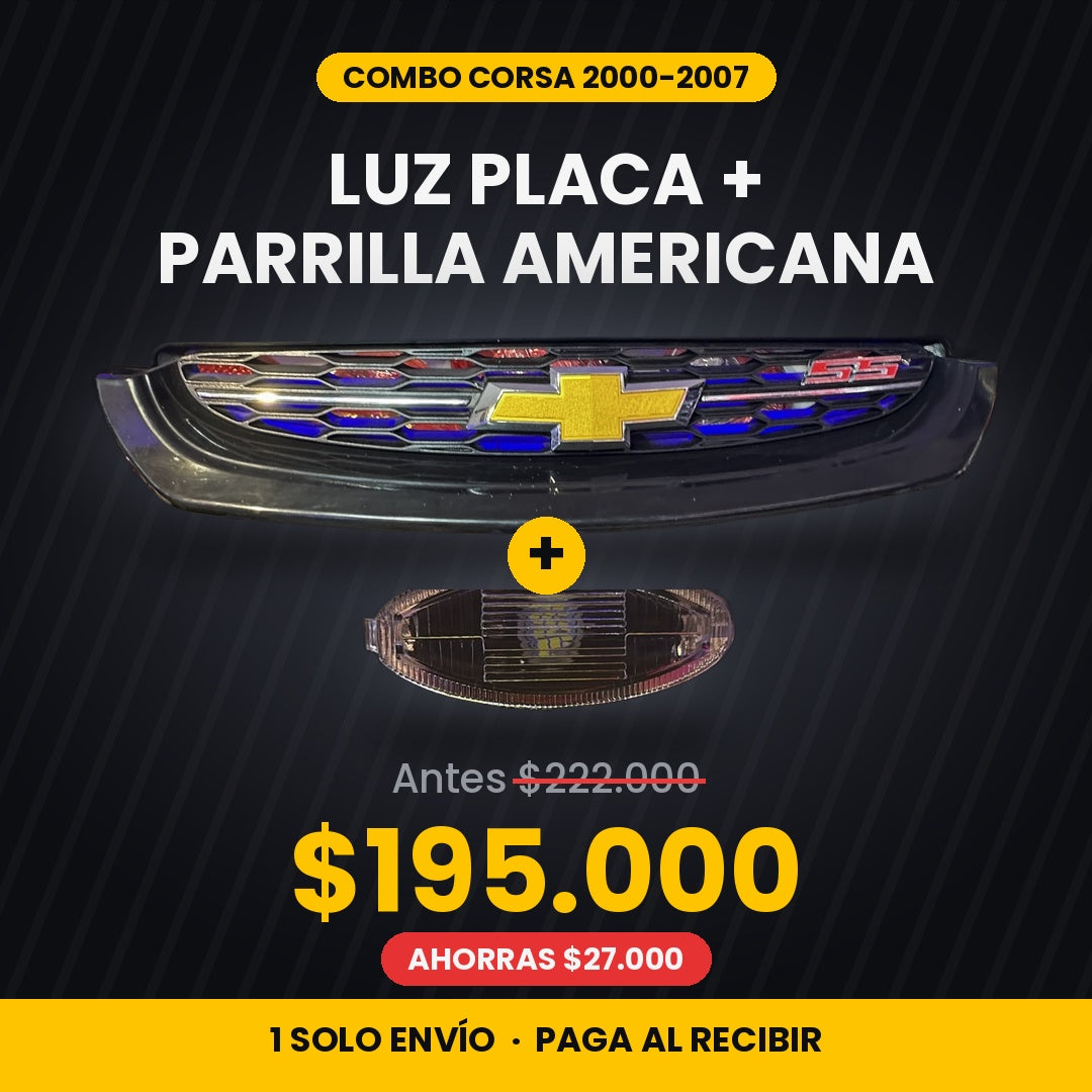 LUZ PLACA CORSA