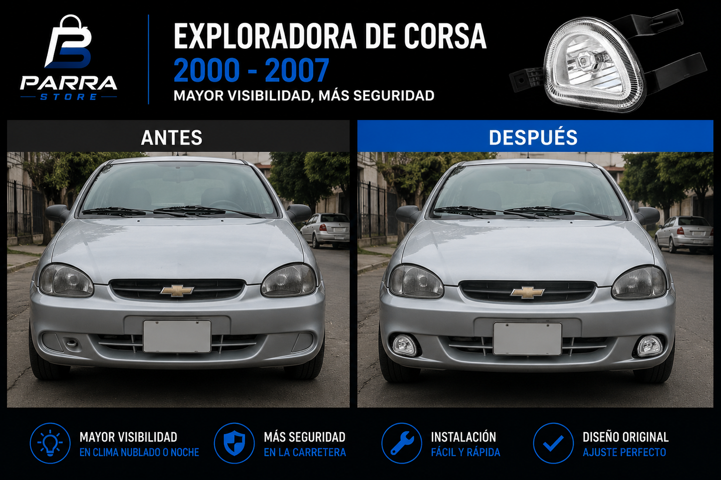 EXPLORADORA CORSA 2000 -2007 (UNIDAD)