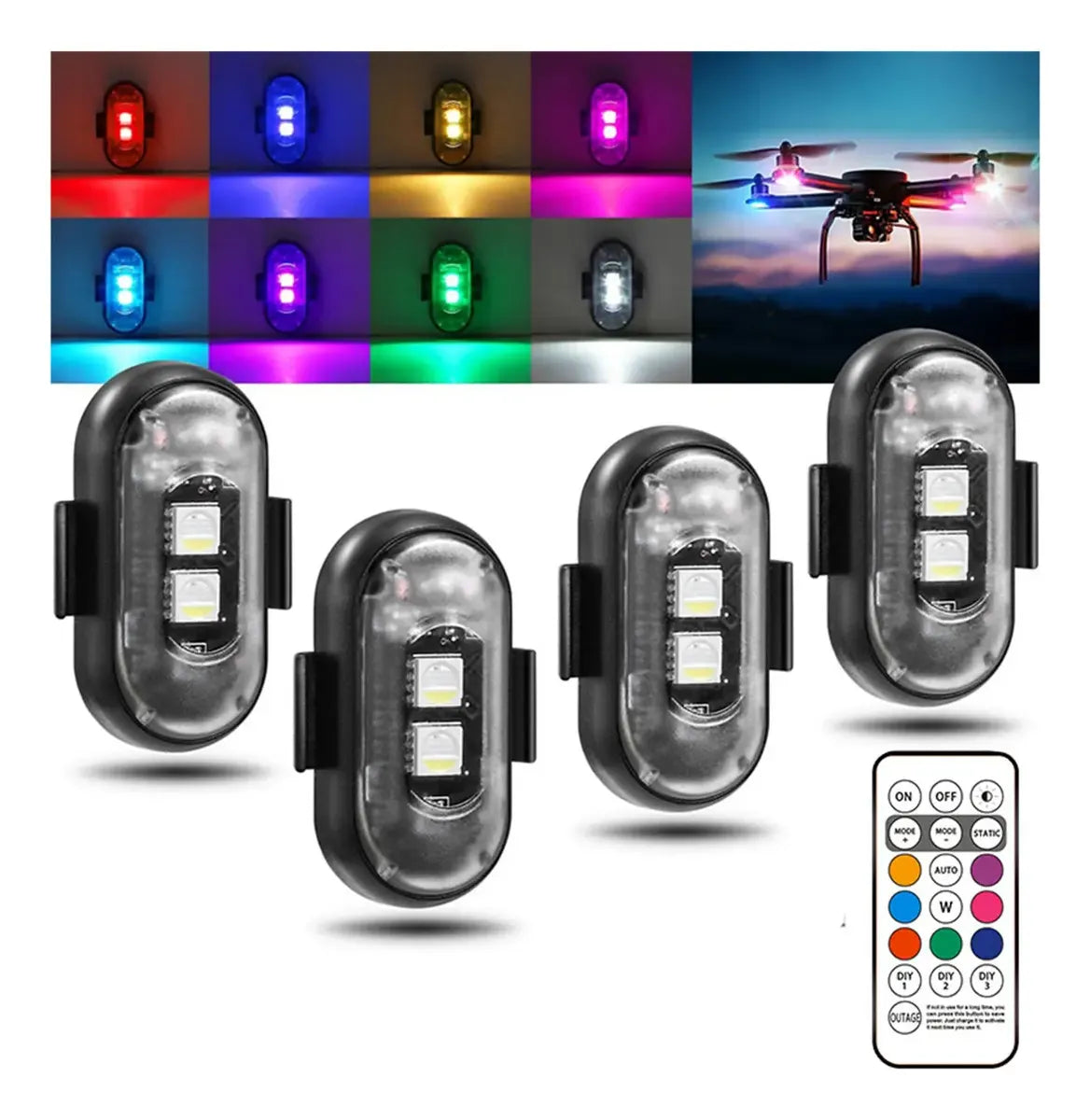 led strips light car